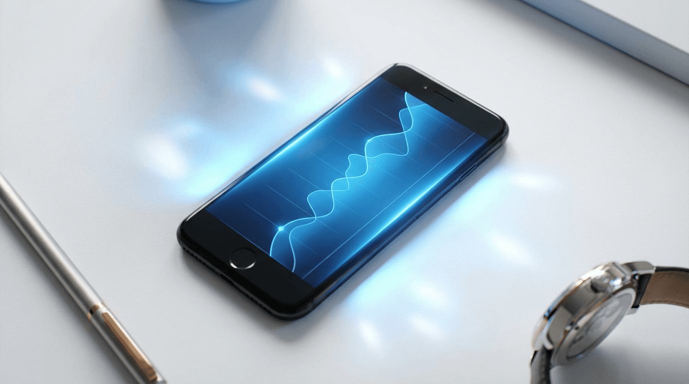 Hands entering a PIN on a smartphone screen